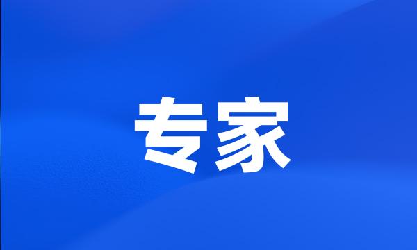 专家