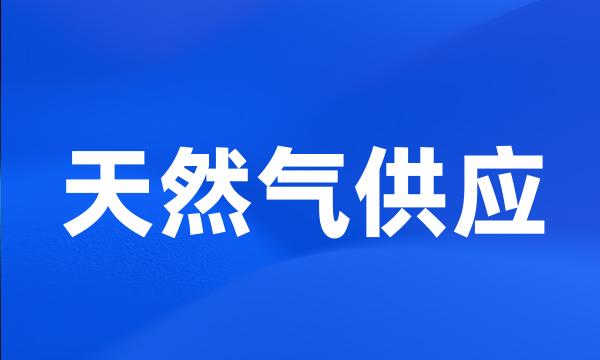 天然气供应