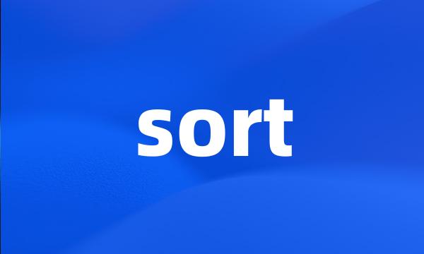 sort