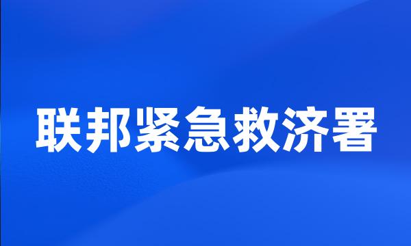 联邦紧急救济署