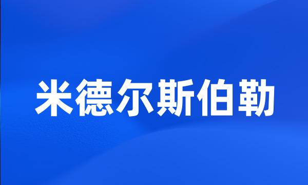 米德尔斯伯勒