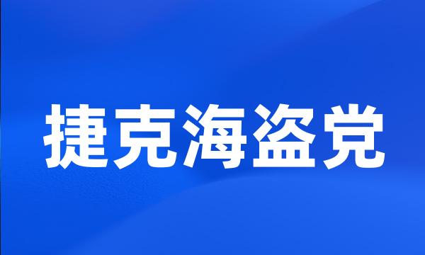 捷克海盗党