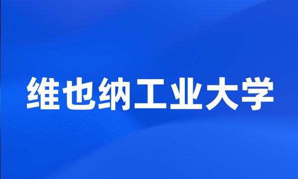 维也纳工业大学