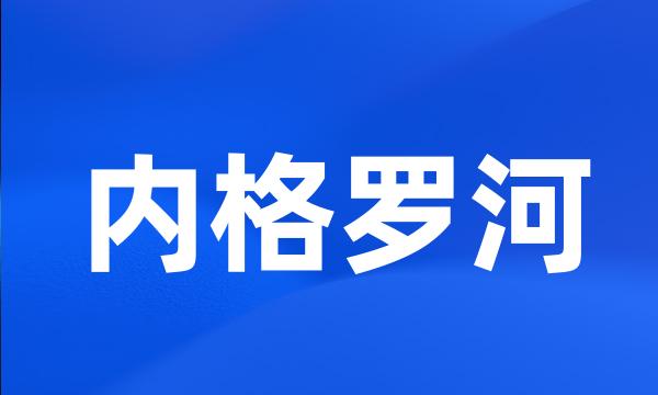 内格罗河