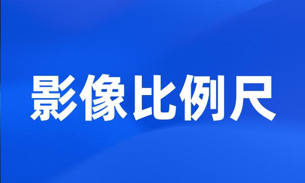 影像比例尺