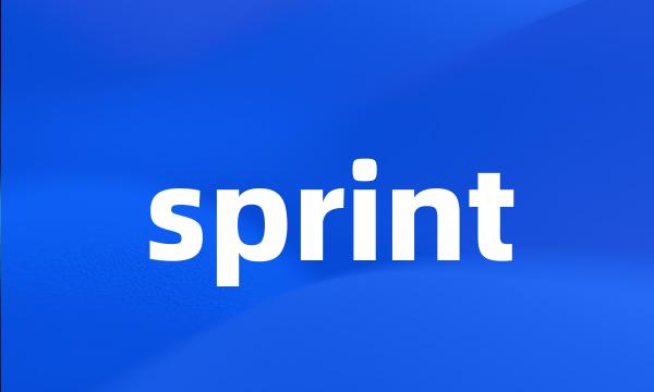 sprint