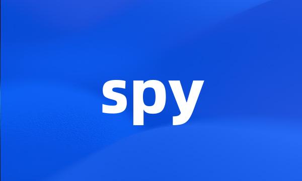 spy